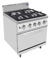 Fourneau profondeur 700 sur four gaz propane 4 feux 36 kw - atosa - at7g4bo-2 - Atosa - AT7G4BO-2 Fourneau profondeur 700 sur four gaz propane 4 feux 36 kw - atosa - at7g4bo-2 - Atosa - AT7G4BO-2