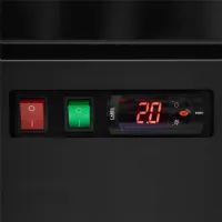 Photo 4 - Réfrigérateur vitré blanche 2 portes vitrées positive - tefcold - atom maxi c2db - Tefcold - Atom Maxi C2DB