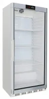 Armoire réfrigérée positive blanche 1 porte vitrée, 598 L brut, 3+1 clayettes, fermeture à clé - l2g - AW-RCG600