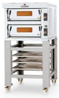 Four à pizzas professionnel électrique Triphasé 2 chambres 8 pizzas - Furnotel - B204DI - ITALFORNI - B204DI Four à pizzas professionnel électrique Triphasé 2 chambres 8 pizzas - Furnotel - B204DI - ITALFORNI - B204DI