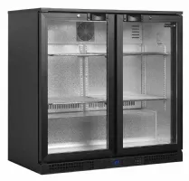Arrière bar positif à basse consommation avec 2 portes vitrées - Tefcold - BA21H Arrière bar positif à basse consommation avec 2 portes vitrées - Tefcold - BA21H