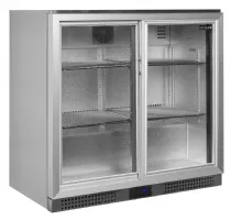 Arrière bar de 2 portes vitrées coulissantes positif - Tefcold - BA26SS Arrière bar de 2 portes vitrées coulissantes positif - Tefcold - BA26SS