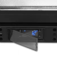 Photo 4 - Arrière bar de 1 porte vitrée positif noir 92 l +2 à +10 °c - tefcold - ba6h - Tefcold - BA6H