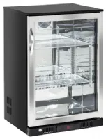 Arrière-bar réfrigéré 1 porte vitrée à charnières 138 L +1/+10°C - Coolhead - BBA 148 Arrière-bar réfrigéré 1 porte vitrée à charnières 138 L +1/+10°C - Coolhead - BBA 148