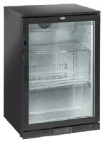 Arrière-bar réfrigéré 1 porte vitrée à charnières 133 L +1/+10°C - Coolhead - BBC 138