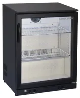 Arrière-bar réfrigéré 1 porte vitrée à charnières 128 L +1/+10°C - Coolhead - BBC 186 Arrière-bar réfrigéré 1 porte vitrée à charnières 128 L +1/+10°C - Coolhead - BBC 186