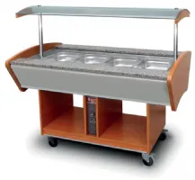 Buffet maintien chaud professionnel 4 bacs GN 1/1 - 1550x900x1370 mm - Furnotel - BBM4GN Buffet maintien chaud professionnel 4 bacs GN 1/1 - 1550x900x1370 mm - Furnotel - BBM4GN