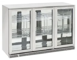 Arrière bar réfrigéré vitré 330 L +2/+10°C - Coolhead - BBX 385