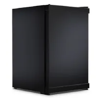 Mini armoire avec 2 étagères, noire, positive, 45 l, 475 mm - virtus - bbz0012 - Virtus group - BBZ0012