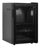 Réfrigérateur de lait noir 1 porte vitrée positif - tefcold - bc60 mc - Tefcold - BC60 MC