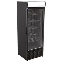 Armoire à Boissons réfrigérée verticale 707 litres avec porte en verre, positive, noire - Virtus - BFD0023 - VIRTUS GROUP - BFD0023