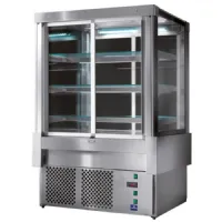 Vitrine réfrigérée de boulangerie pâtisserie 4 portes coulissantes et 3 étagères, positive, 769 mm, noire - virtus - bgb0335 - Virtus group - BGB0335 Vitrine réfrigérée de boulangerie pâtisserie 4 portes coulissantes et 3 étagères, positive, 769 mm, noire - virtus - bgb0335 - Virtus group - BGB0335