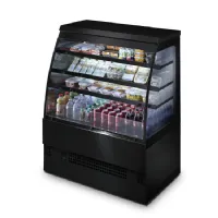 Vitrine libre service réfrigérée ventilée avec 3 étagères, positive, 1200 mm - noire - virtus - bgb0339 - Virtus group - BGB0339 Vitrine libre service réfrigérée ventilée avec 3 étagères, positive, 1200 mm - noire - virtus - bgb0339 - Virtus group - BGB0339