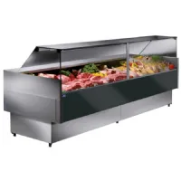 Vitrine chaude bain-marie 1040 mm avec vitre verticale, +65°c, 2.25 kw - virtus - bgd0015bm - Virtus group - BGD0015BM