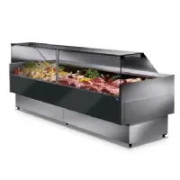 Vitrine chaude 2960 mm avec vitre verticale, +65°c, positive, 2.82 kw - virtus - bgd0019pc - Virtus group - BGD0019PC