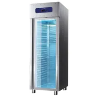 Armoire réfrigérée 700 l positive avec porte vitrée, gn 2/1, isolation 85 mm - virtus - bma0200g - Virtus group - BMA0200G