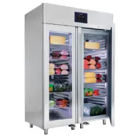 Armoire réfrigérée négative 1400 l 2 portes vitrées en inox, isolation 85 mm et wifi - virtus - bmb0033/fn - Virtus group - BMB0033/FN Armoire réfrigérée négative 1400 l 2 portes vitrées en inox, isolation 85 mm et wifi - virtus - bmb0033/fn - Virtus group - BMB0033/FN