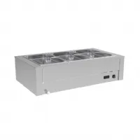 Bains marie de table 3 cuves gn 1/1 150 mm 2000 w - eratos - bmmh-3gn - Eratos - BMMH-3GN