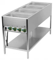 Bains Marie monophasé 4 cuves - RM Gastro - BMSK 4120