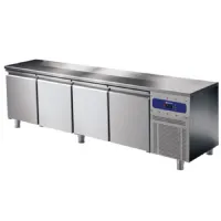 Table desserte réfrigérée 4 portes pleines positive 2330x600x850 mm - virtus - bna0186 - Virtus group - BNA0186 Table desserte réfrigérée 4 portes pleines positive 2330x600x850 mm - virtus - bna0186 - Virtus group - BNA0186