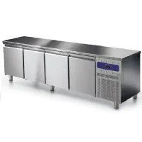 Table desserte réfrigérée 4 portes pleines gn 1/1 positive 2330x700x850 mm - virtus - bna0214 - Virtus group - BNA0214 Table desserte réfrigérée 4 portes pleines gn 1/1 positive 2330x700x850 mm - virtus - bna0214 - Virtus group - BNA0214
