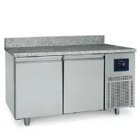 Table négative 2 portes pleines 600x400 mm plan en granite avec dosseret -22°c wifi - virtus - bnz0003/fn - Virtus group - BNZ0003/FN Table négative 2 portes pleines 600x400 mm plan en granite avec dosseret -22°c wifi - virtus - bnz0003/fn - Virtus group - BNZ0003/FN