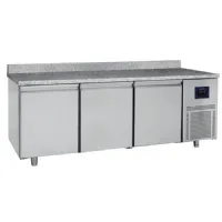 Table négative 3 portes pleines 2100x800x850 mm avec dosseret et plan en granite - virtus - bnz0007/fn - Virtus group - BNZ0007/FN Table négative 3 portes pleines 2100x800x850 mm avec dosseret et plan en granite - virtus - bnz0007/fn - Virtus group - BNZ0007/FN