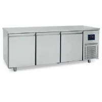 Table négative 3 portes pleines 600x400 mm plan inox -10°/-22°c wifi - virtus - bnz0008/fnpi - Virtus group - BNZ0008/FNPI Table négative 3 portes pleines 600x400 mm plan inox -10°/-22°c wifi - virtus - bnz0008/fnpi - Virtus group - BNZ0008/FNPI