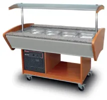 Buffet réfrigéré professionnel en acier inoxydable 4 bacs gn 1/1 positif 1555x900x1370 mm - furnotel - br4gn - Furnotel - BR4GN Buffet réfrigéré professionnel en acier inoxydable 4 bacs gn 1/1 positif 1555x900x1370 mm - furnotel - br4gn - Furnotel - BR4GN