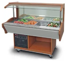 Buffet réfrigéré mural 4 bacs gn 1/1 - 1550x900x1370 mm - furnotel - brm4gn - Furnotel - BRM4GN Buffet réfrigéré mural 4 bacs gn 1/1 - 1550x900x1370 mm - furnotel - brm4gn - Furnotel - BRM4GN