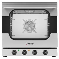 Four mixte professionnel à convection électrique mécanique multifonction humidificateur, 4 niveaux 432x342 mm, 2.8 kw - virtus - brx0443smau - Virtus group - BRX0443SMAU