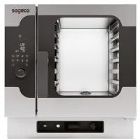 Four mixte professionnel électrique à vapeur directe contrôle digital, 6x gn 1/1 triphasé - virtus - bt0611edrxj - Virtus group - BT0611EDRXJ
