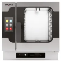 Four mixte professionnel électrique à vapeur directe avec nettoyage automatique, 6x gn 2/3 - écran tactile - virtus - bt0623etrcs - Virtus group - BT0623ETRCS