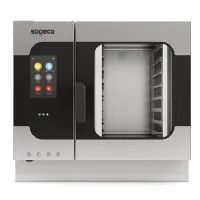 Four mixte professionnel électrique à vapeur directe nettoyage automatique, 7 niveaux gn 1/1, écran tactile - triphasé - virtus - bt0711etdcs - Virtus group - BT0711ETDCS Four mixte professionnel électrique à vapeur directe nettoyage automatique, 7 niveaux gn 1/1, écran tactile - triphasé - virtus - bt0711etdcs - Virtus group - BT0711ETDCS