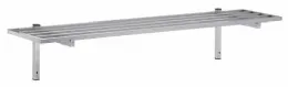 Étagère murale inox tubulaire consoles fixes 1600x400 mm - l2g - BUD-ETTU164 Étagère murale inox tubulaire consoles fixes 1600x400 mm - l2g - BUD-ETTU164