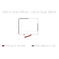 Photo 5 - Chambre froide professionnelle isolation 80 mm 2590x2190x2190 mm - diamond - c103a/bf - Diamond - C103A/BF