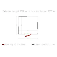 Photo 5 - Chambre froide professionnelle iso 80 2790x2590x2190 mm - diamond promo - c133a/bf - Diamond promo - C133A/BF