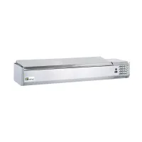 Saladette à Poser 4 bacs positive couvercle inox - Afi-Collin-Lucy - C140C
