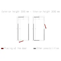 Photo 2 - Chambre froide professionnelle isolation 100 mm 2430x5230x2430 mm - diamond - c2710/xbf - Diamond - C2710/XBF