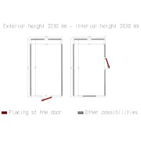 Photo 2 - Chambre froide professionnelle isolation 100 mm 3030x5430x2430 mm - diamond - c3310/xbf - Diamond - C3310/XBF