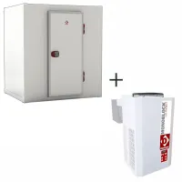 Chambre froide professionnelle -10°c / -25°c isolation 80 mm et volume 3,83m3 - 1990x1190x2190 mm - Diamond promo - C37B/BF_AN120M-1C-R2