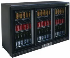 Arrière Bar 3 portes vitrées 382 L positif - Afi-Collin-Lucy - C3C
