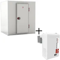 Chambre froide négative -10°c / -25°c isolation 80mm - 2190x1190x2190 mm - Diamond promo - C43B/BF_AN120M-1C-R2