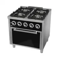 Cuisinière gaz 4 brûleurs 37,6 kW - Hr Fainca - C4F750H Cuisinière gaz 4 brûleurs 37,6 kW - Hr Fainca - C4F750H