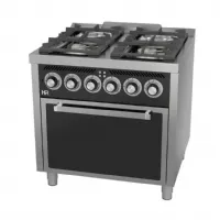Cuisinière Gaz 4 brûleurs 30,6 kW à poser - Hr Fainca - C4F750HE Cuisinière Gaz 4 brûleurs 30,6 kW à poser - Hr Fainca - C4F750HE