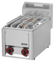 Fourneau profondeur 600 gaz à poser 2 feux l 33 2 x 4 500 w - casselin - c6fog2fl33 - Casselin - C6FOG2FL33 Fourneau profondeur 600 gaz à poser 2 feux l 33 2 x 4 500 w - casselin - c6fog2fl33 - Casselin - C6FOG2FL33