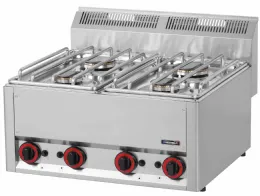 Fourneau profondeur 600 gaz à poser 4 feux p 66 2 x 3 000 w + 2 x 3 600 w - casselin - c6fog4fp66 - Casselin - C6FOG4FP66 Fourneau profondeur 600 gaz à poser 4 feux p 66 2 x 3 000 w + 2 x 3 600 w - casselin - c6fog4fp66 - Casselin - C6FOG4FP66