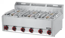 Fourneau profondeur 600 gaz à poser 6 feux L 99 6 x 4 500 W - Casselin - C6FOG6FL99 Fourneau profondeur 600 gaz à poser 6 feux L 99 6 x 4 500 W - Casselin - C6FOG6FL99