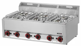 Fourneau profondeur 600 gaz à poser 6 feux 3 x 3 000 w + 3 x 3 600 w gaz p 99 - casselin - c6fog6fp99 - Casselin - C6FOG6FP99 Fourneau profondeur 600 gaz à poser 6 feux 3 x 3 000 w + 3 x 3 600 w gaz p 99 - casselin - c6fog6fp99 - Casselin - C6FOG6FP99