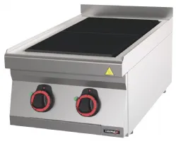 Fourneau profondeur 700 électrique à poser 2 plaques coup de feu 40 triphasé - casselin - c7foe2p40 - Casselin - C7FOE2P40 Fourneau profondeur 700 électrique à poser 2 plaques coup de feu 40 triphasé - casselin - c7foe2p40 - Casselin - C7FOE2P40